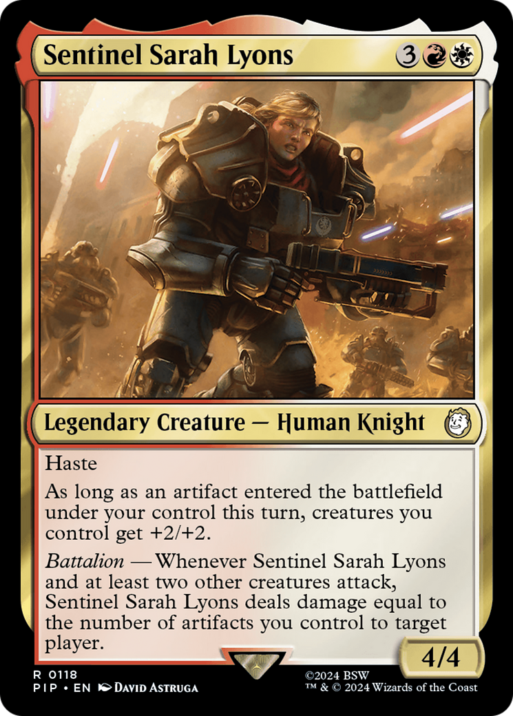 Sentinel Sarah Lyons [Fallout] | Grognard Games