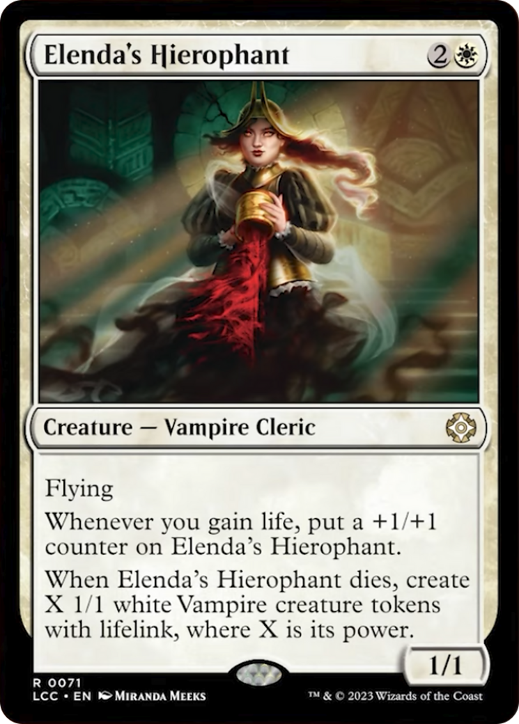 Elenda's Hierophant [The Lost Caverns of Ixalan Commander] | Grognard Games