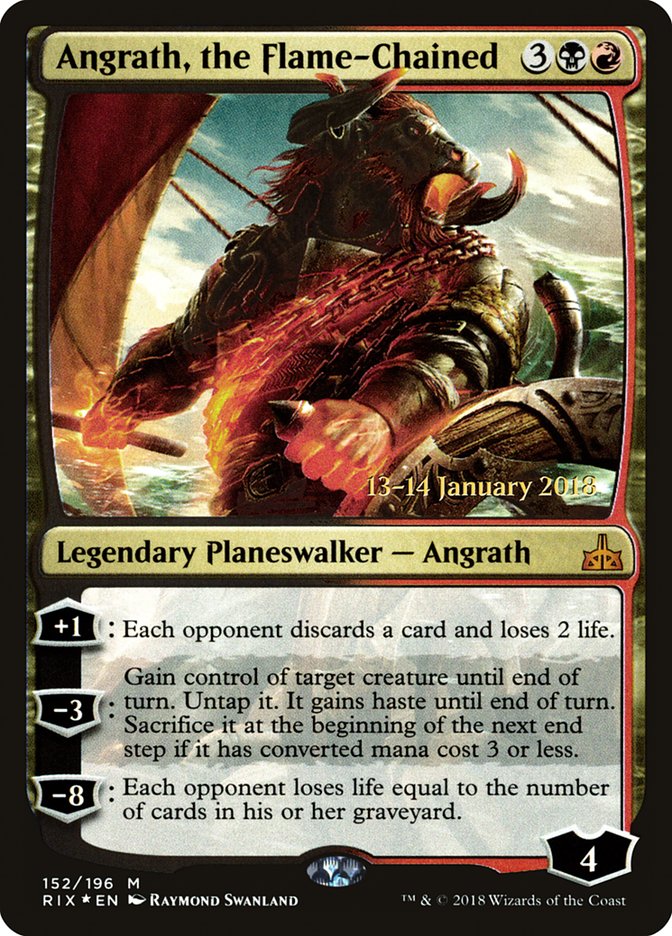 Angrath, the Flame-Chained [Rivals of Ixalan Prerelease Promos] | Grognard Games