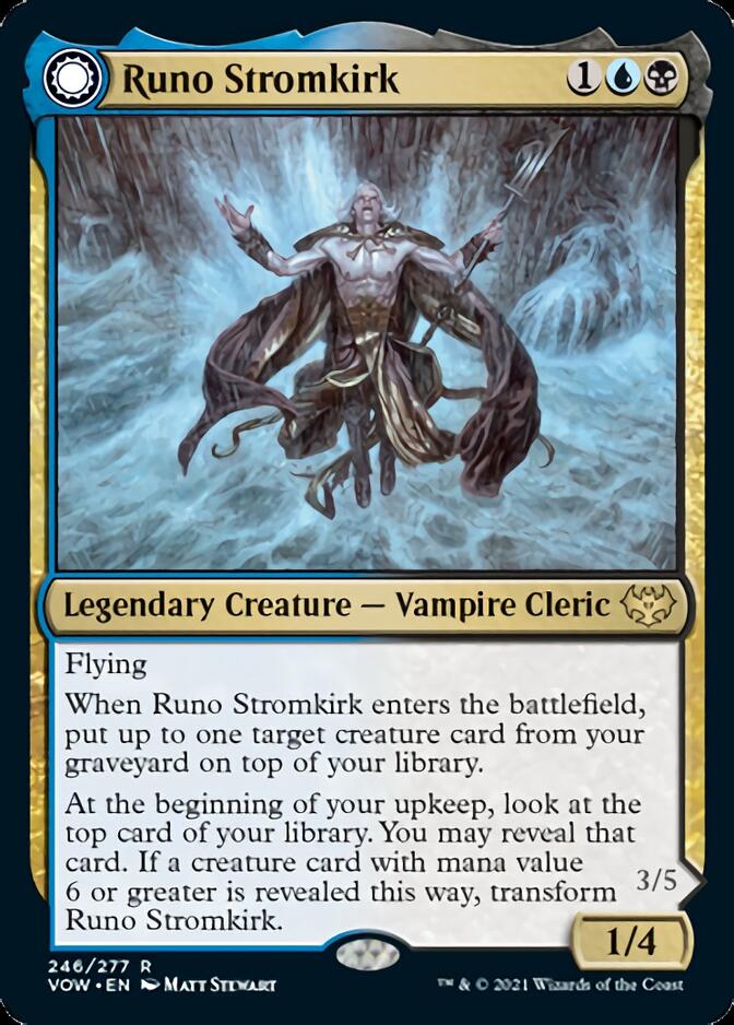Runo Stromkirk // Krothuss, Lord of the Deep [Innistrad: Crimson Vow] | Grognard Games