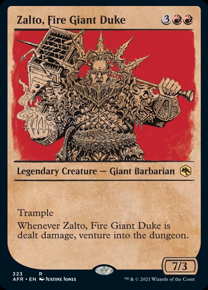 Zalto, Fire Giant Duke (Showcase) [Dungeons & Dragons: Adventures in the Forgotten Realms] | Grognard Games