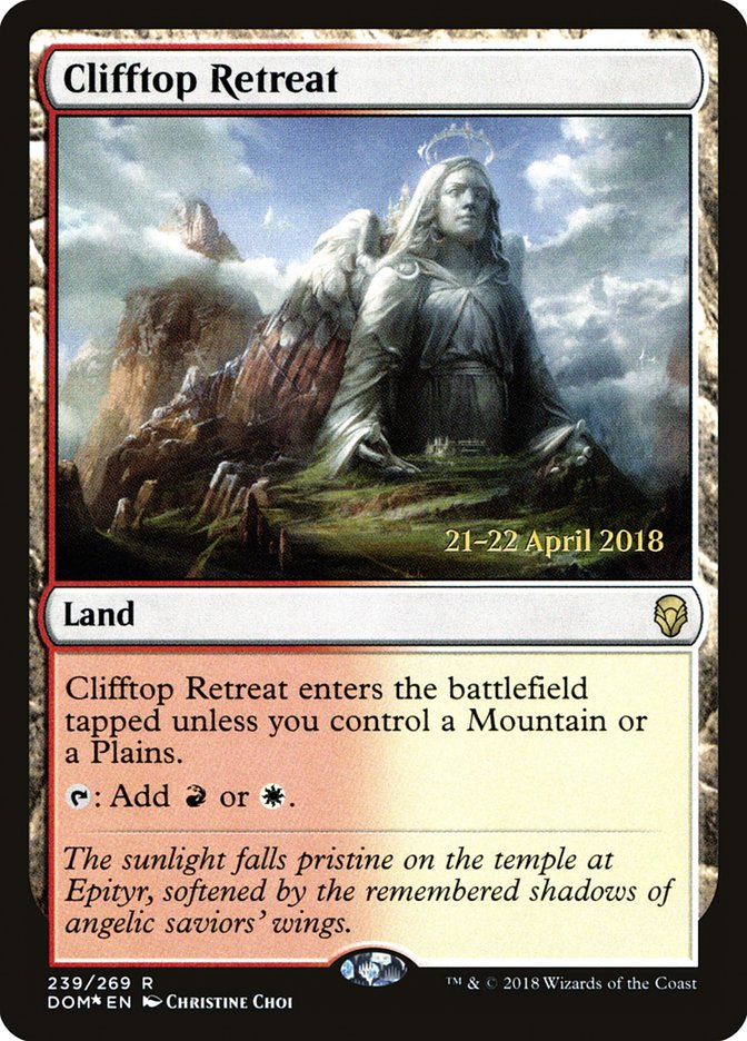 Clifftop Retreat  [Dominaria Prerelease Promos] | Grognard Games