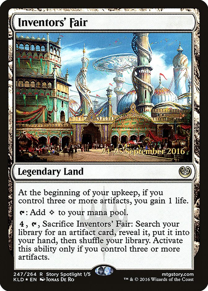 Inventors' Fair  [Kaladesh Prerelease Promos] | Grognard Games