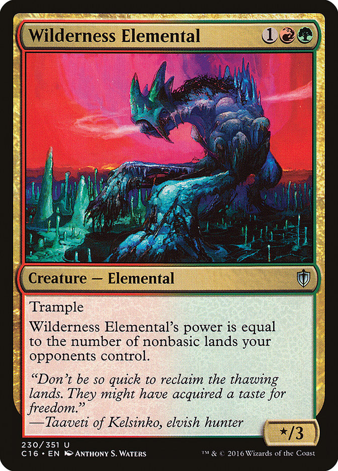 Wilderness Elemental [Commander 2016] | Grognard Games