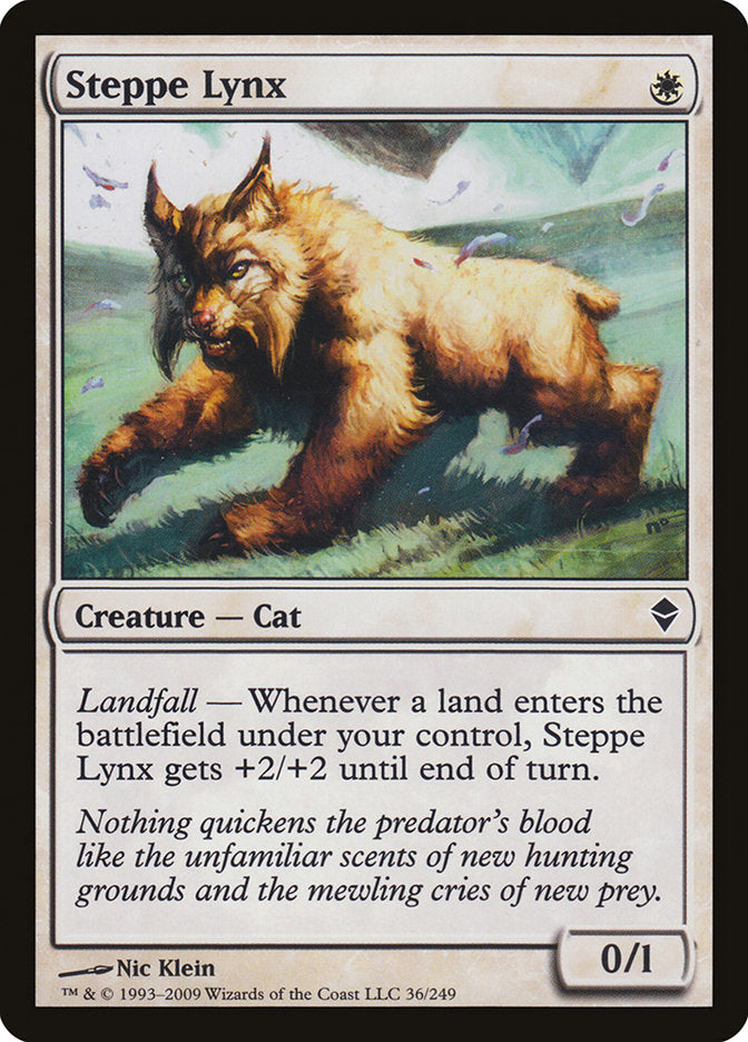 Steppe Lynx [Zendikar] | Grognard Games