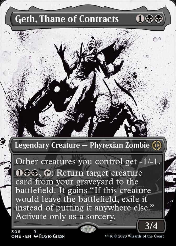 Geth, Thane of Contracts (Borderless Ichor) [Phyrexia: All Will Be One] | Grognard Games