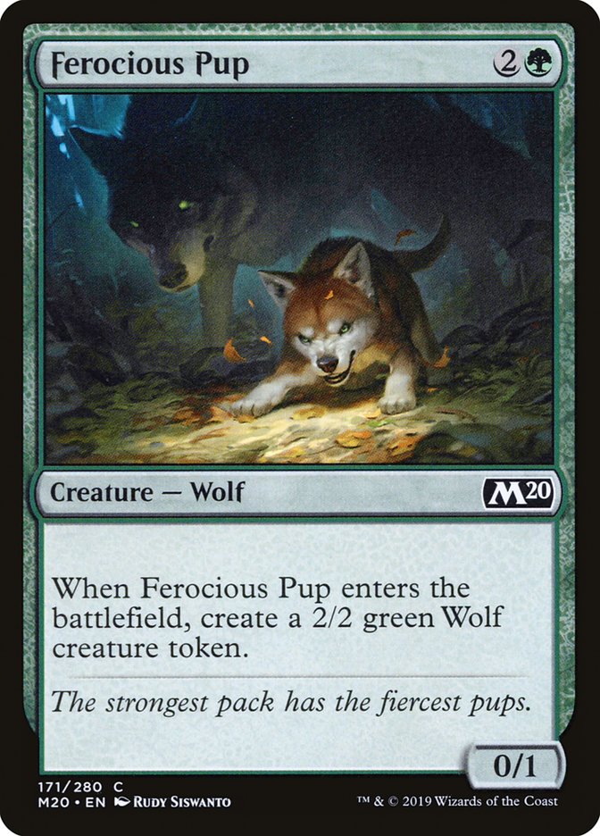 Ferocious Pup [Core Set 2020] | Grognard Games