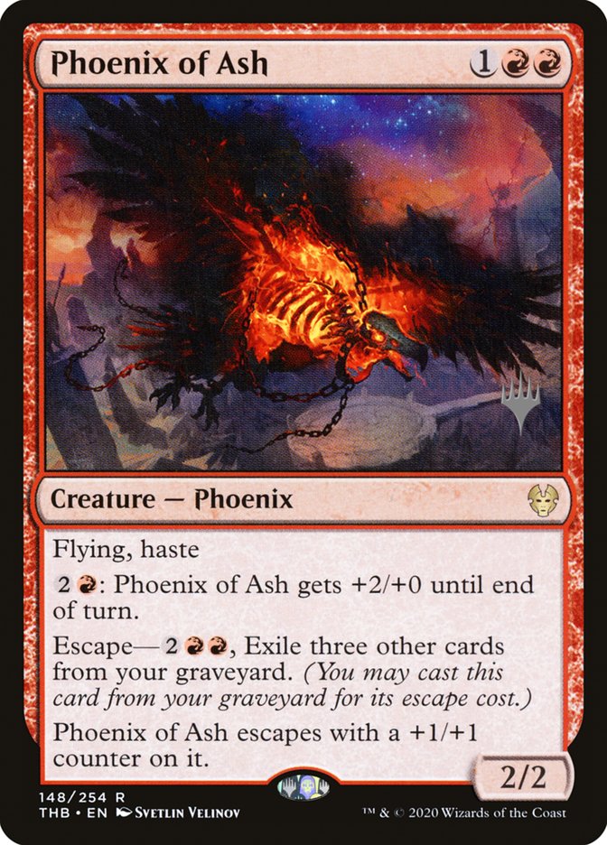 Phoenix of Ash (Promo Pack) [Theros Beyond Death Promos] | Grognard Games