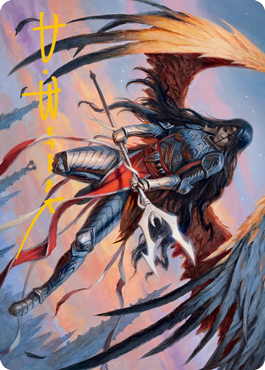 Liesa, Forgotten Archangel Art Card (Gold-Stamped Signature) [Innistrad: Midnight Hunt Art Series] | Grognard Games