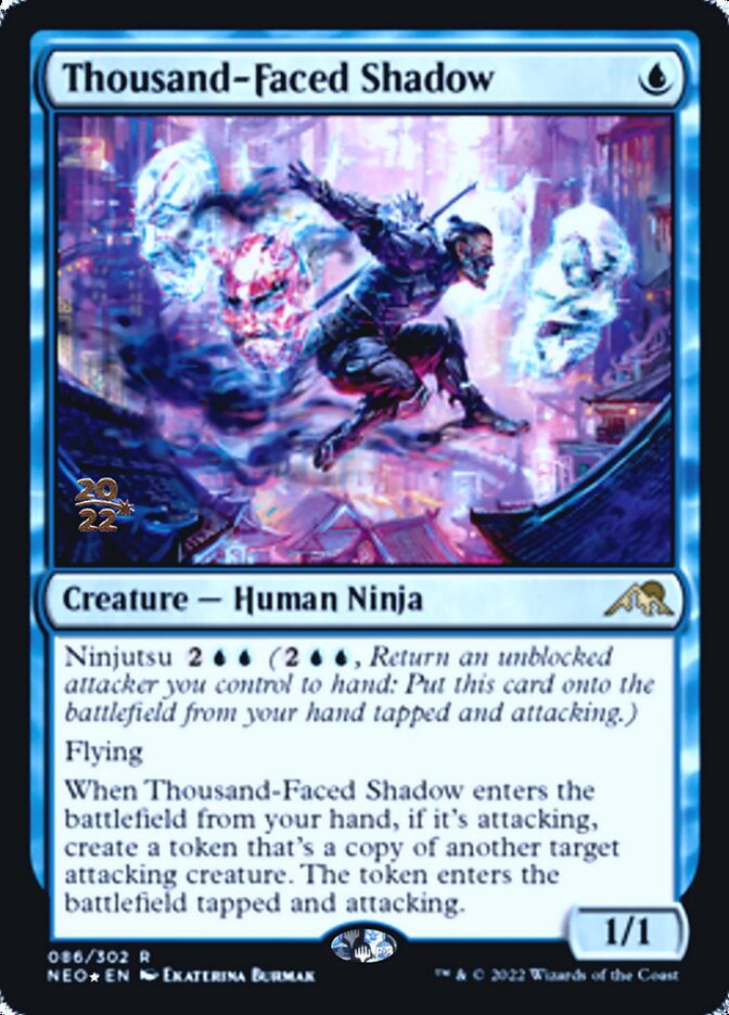 Thousand-Faced Shadow [Kamigawa: Neon Dynasty Prerelease Promos] | Grognard Games