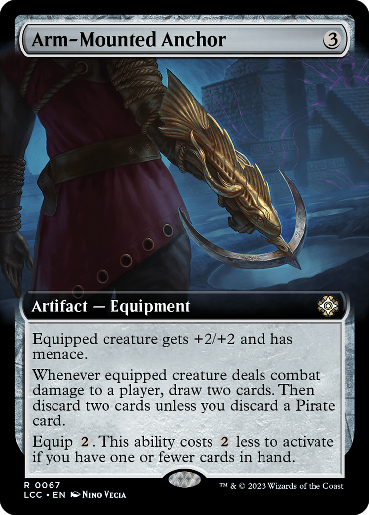 Arm-Mounted Anchor (Extended Art) [The Lost Caverns of Ixalan Commander] | Grognard Games