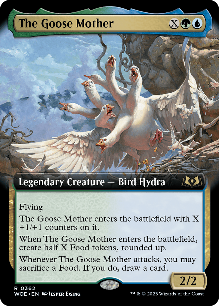 The Goose Mother (Extended Art) [Wilds of Eldraine] | Grognard Games