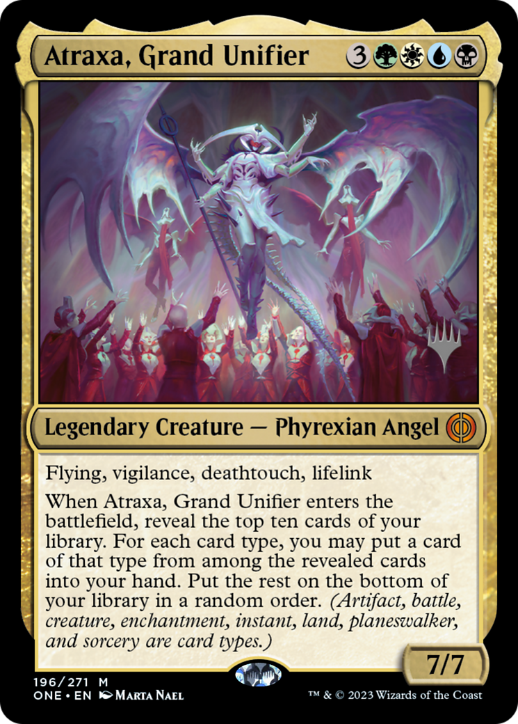 Atraxa, Grand Unifier (Promo Pack) [Phyrexia: All Will Be One Promos] | Grognard Games