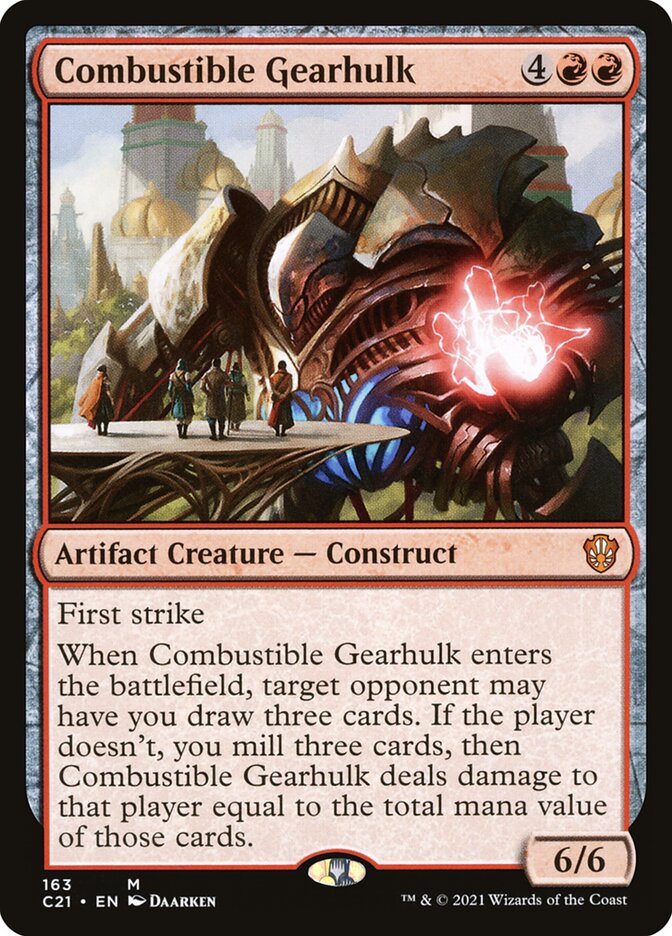 Combustible Gearhulk [Commander 2021] | Grognard Games