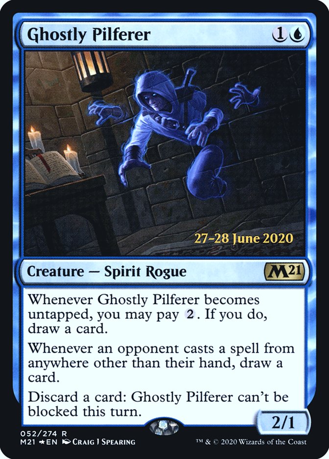 Ghostly Pilferer  [Core Set 2021 Prerelease Promos] | Grognard Games