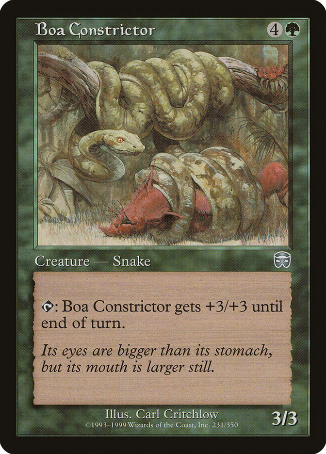 Boa Constrictor [Mercadian Masques] | Grognard Games