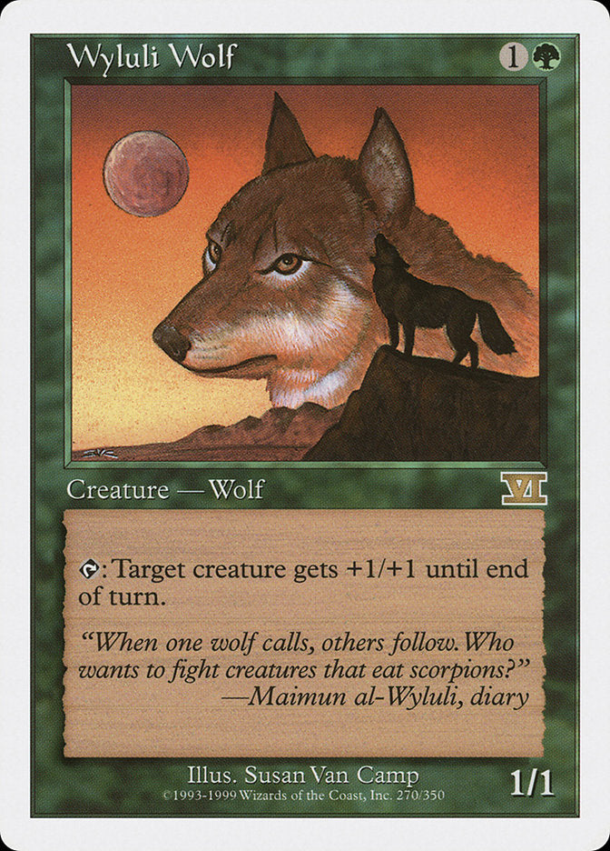Wyluli Wolf [Classic Sixth Edition] | Grognard Games
