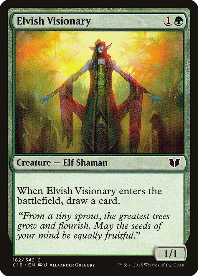 Elvish Visionary [Commander 2015] | Grognard Games