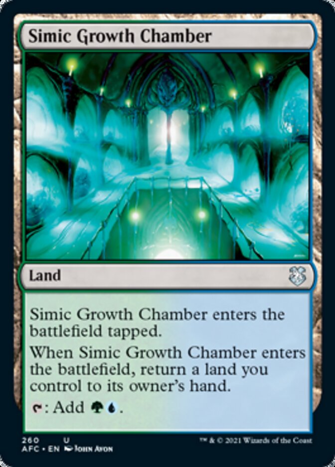 Simic Growth Chamber [Dungeons & Dragons: Adventures in the Forgotten Realms Commander] | Grognard Games