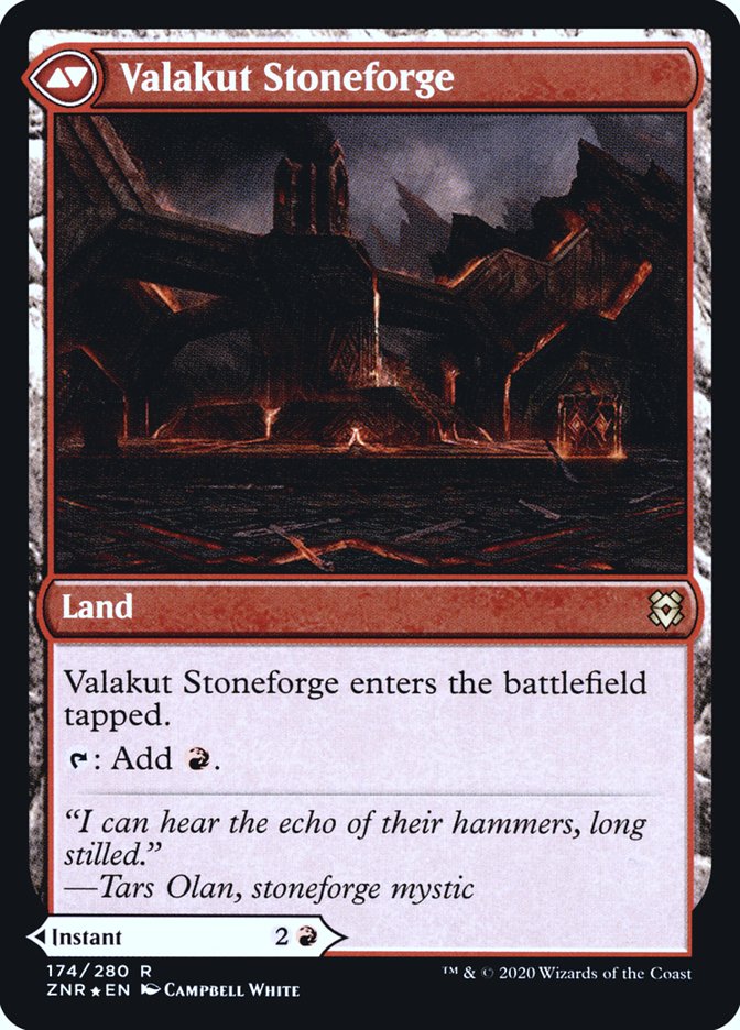 Valakut Awakening // Valakut Stoneforge [Zendikar Rising Prerelease Promos] | Grognard Games