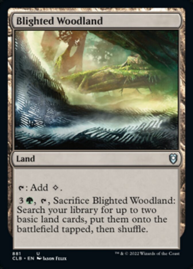 Blighted Woodland [Commander Legends: Battle for Baldur's Gate] | Grognard Games