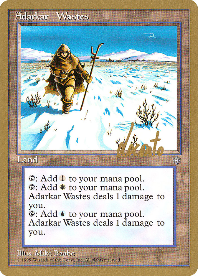 Adarkar Wastes (Michael Loconto) [Pro Tour Collector Set] | Grognard Games