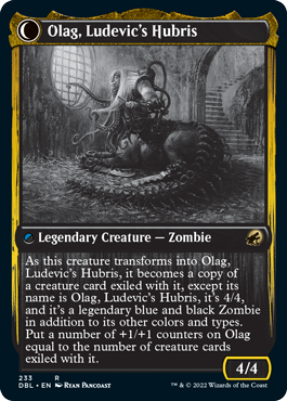 Ludevic, Necrogenius // Olag, Ludevic's Hubris [Innistrad: Double Feature] | Grognard Games