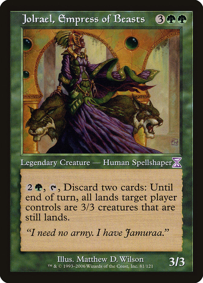 Jolrael, Empress of Beasts [Time Spiral Timeshifted] | Grognard Games