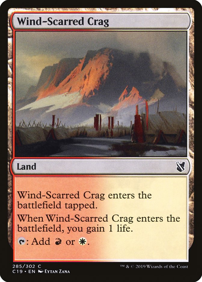 Wind-Scarred Crag [Commander 2019] | Grognard Games