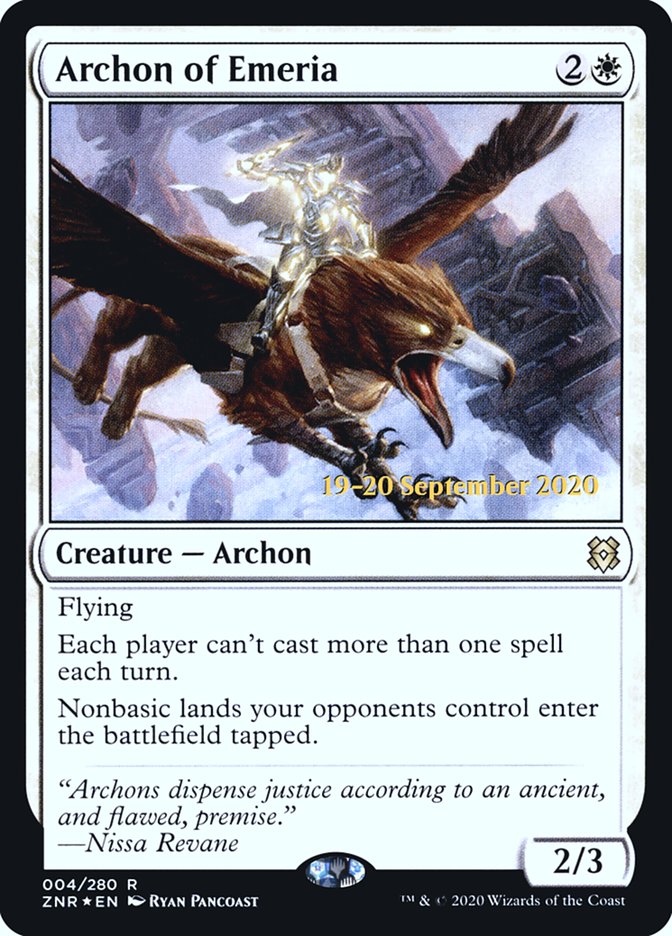 Archon of Emeria [Zendikar Rising Prerelease Promos] | Grognard Games