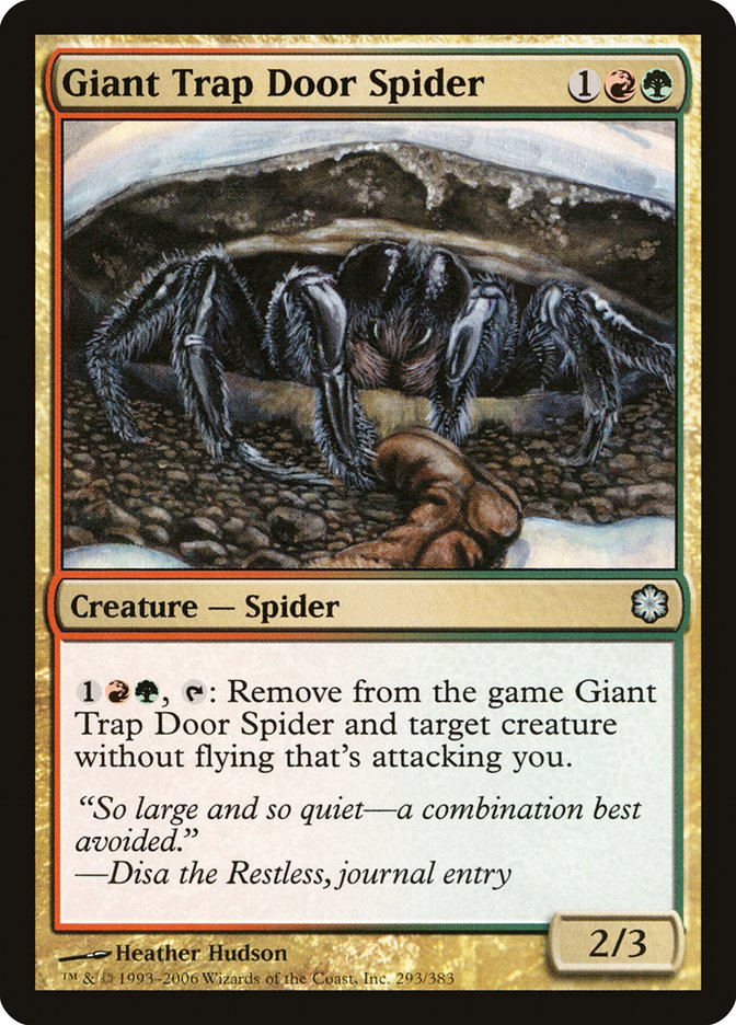 Giant Trap Door Spider [Coldsnap Theme Decks] | Grognard Games