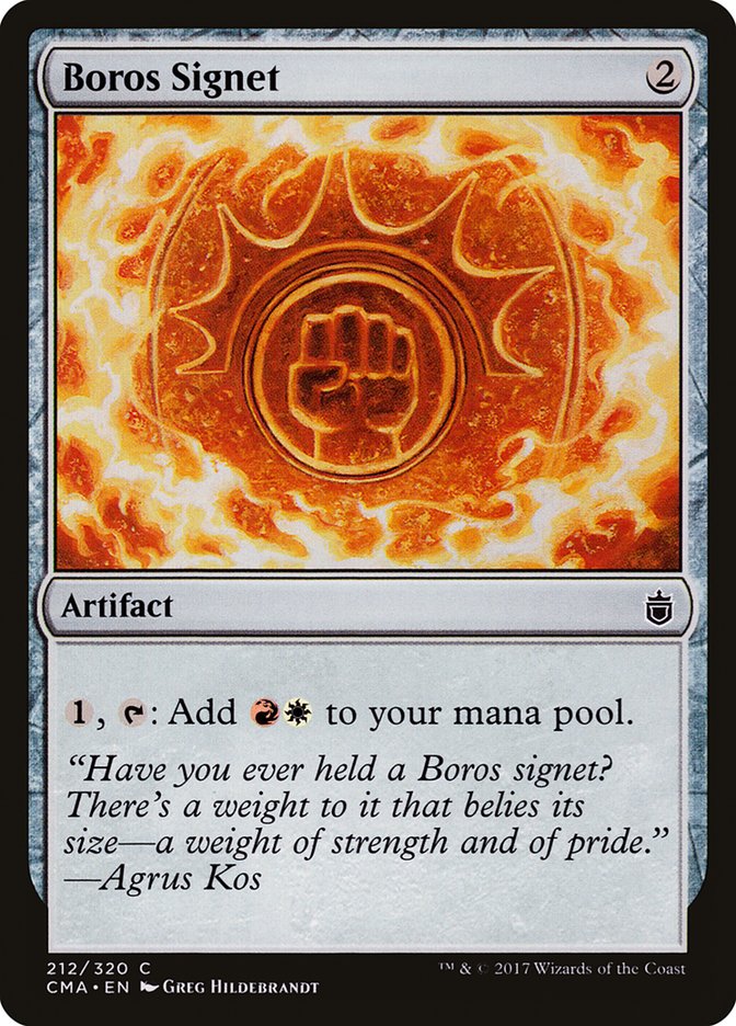 Boros Signet [Commander Anthology] | Grognard Games