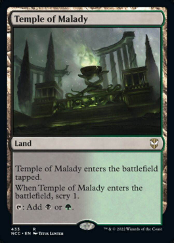 Temple of Malady [Streets of New Capenna Commander] | Grognard Games