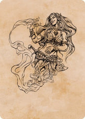 Djinni Windseer (Showcase) Art Card [Dungeons & Dragons: Adventures in the Forgotten Realms Art Series] | Grognard Games