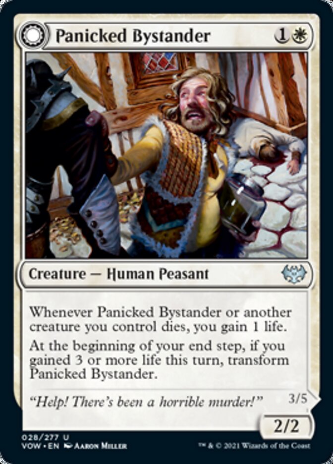 Panicked Bystander // Cackling Culprit [Innistrad: Crimson Vow] | Grognard Games