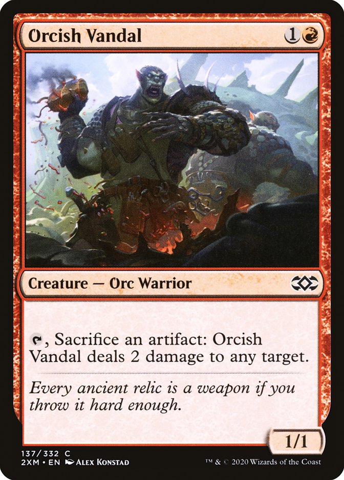 Orcish Vandal [Double Masters] | Grognard Games