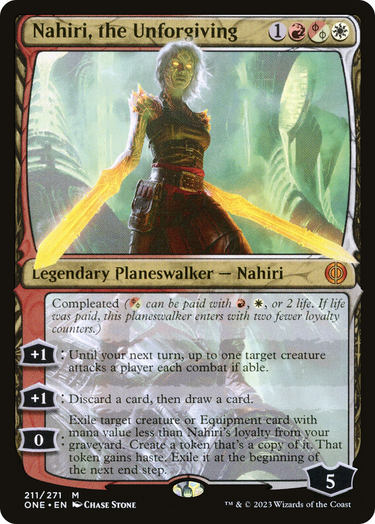 Nahiri, the Unforgiving [Phyrexia: All Will Be One] | Grognard Games