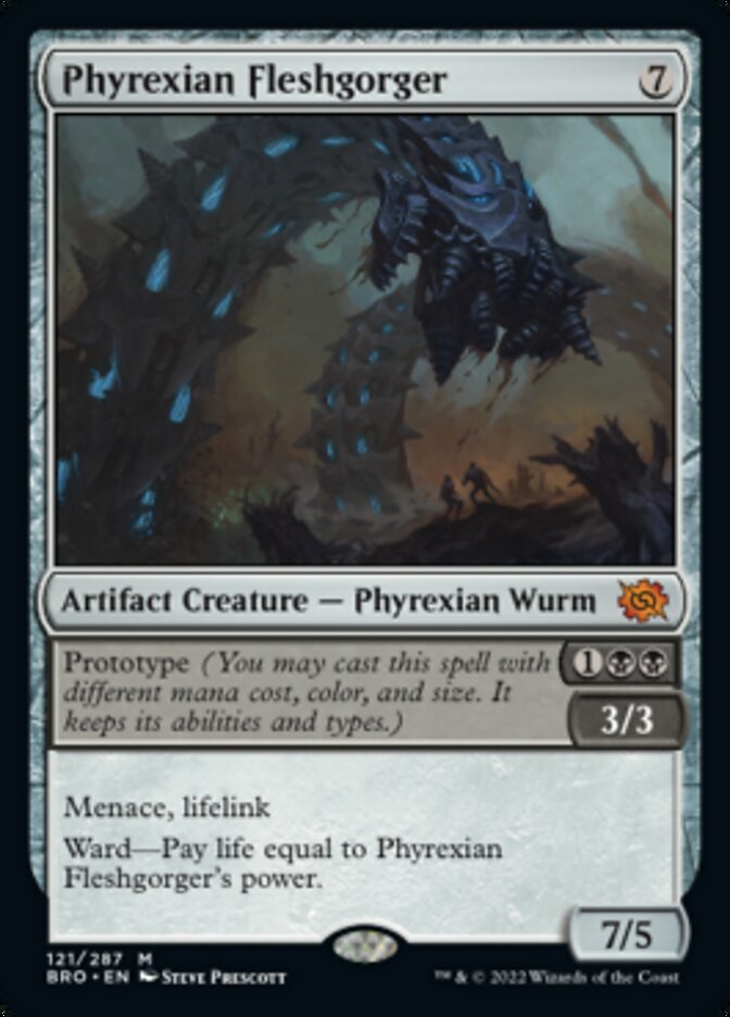 Phyrexian Fleshgorger (Promo Pack) [The Brothers' War Promos] | Grognard Games