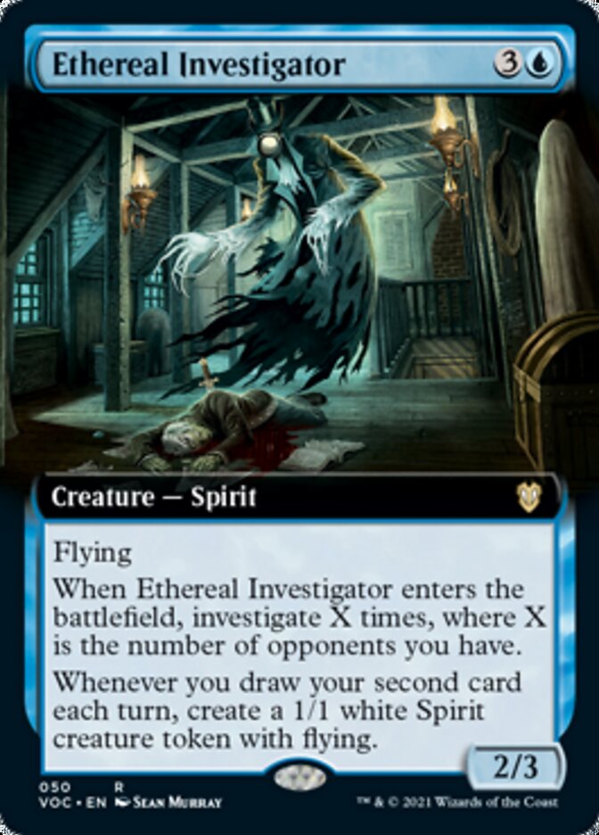 Ethereal Investigator (Extended) [Innistrad: Crimson Vow Commander] | Grognard Games