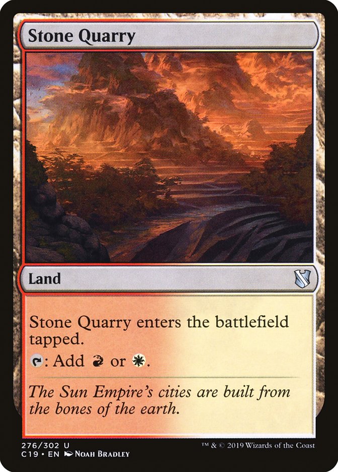 Stone Quarry [Commander 2019] | Grognard Games