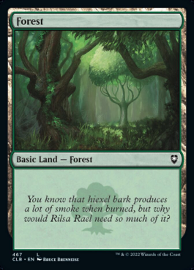 Forest (467) [Commander Legends: Battle for Baldur's Gate] | Grognard Games