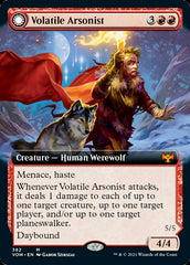 Volatile Arsonist // Dire-Strain Anarchist (Extended) [Innistrad: Crimson Vow] | Grognard Games