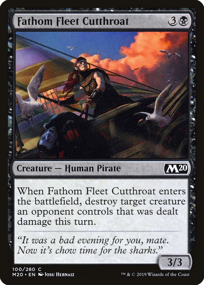 Fathom Fleet Cutthroat [Core Set 2020] | Grognard Games