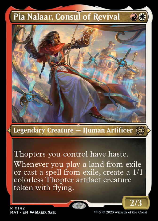 Pia Nalaar, Consul of Revival (Foil Etched) [March of the Machine: The Aftermath] | Grognard Games