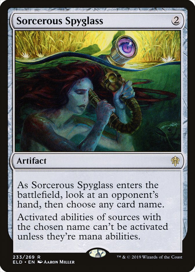 Sorcerous Spyglass [Throne of Eldraine] | Grognard Games