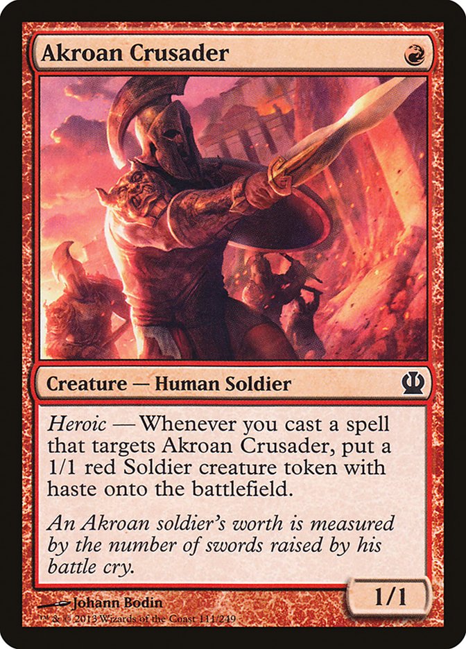 Akroan Crusader [Theros] | Grognard Games