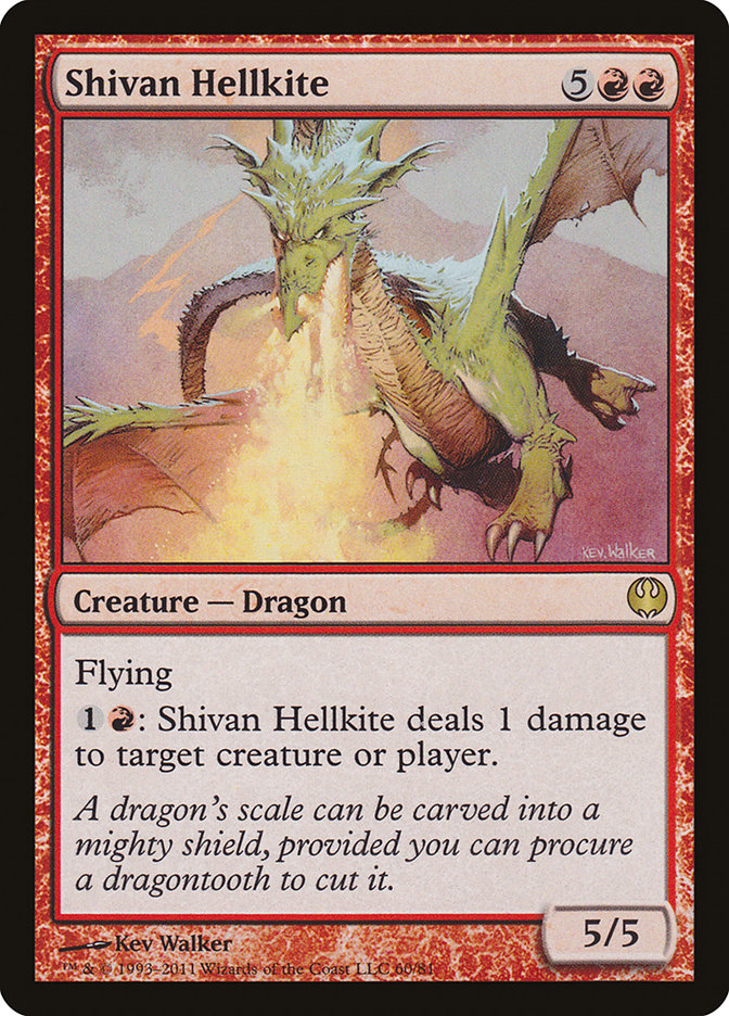 Shivan Hellkite [Duel Decks: Knights vs. Dragons] | Grognard Games