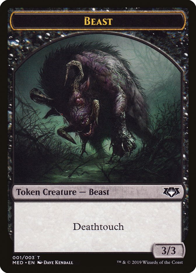 Beast [Mythic Edition Tokens] | Grognard Games