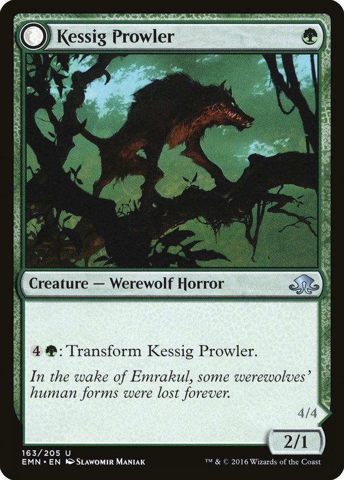 Kessig Prowler // Sinuous Predator [Eldritch Moon] | Grognard Games