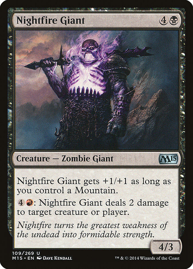 Nightfire Giant [Magic 2015] | Grognard Games